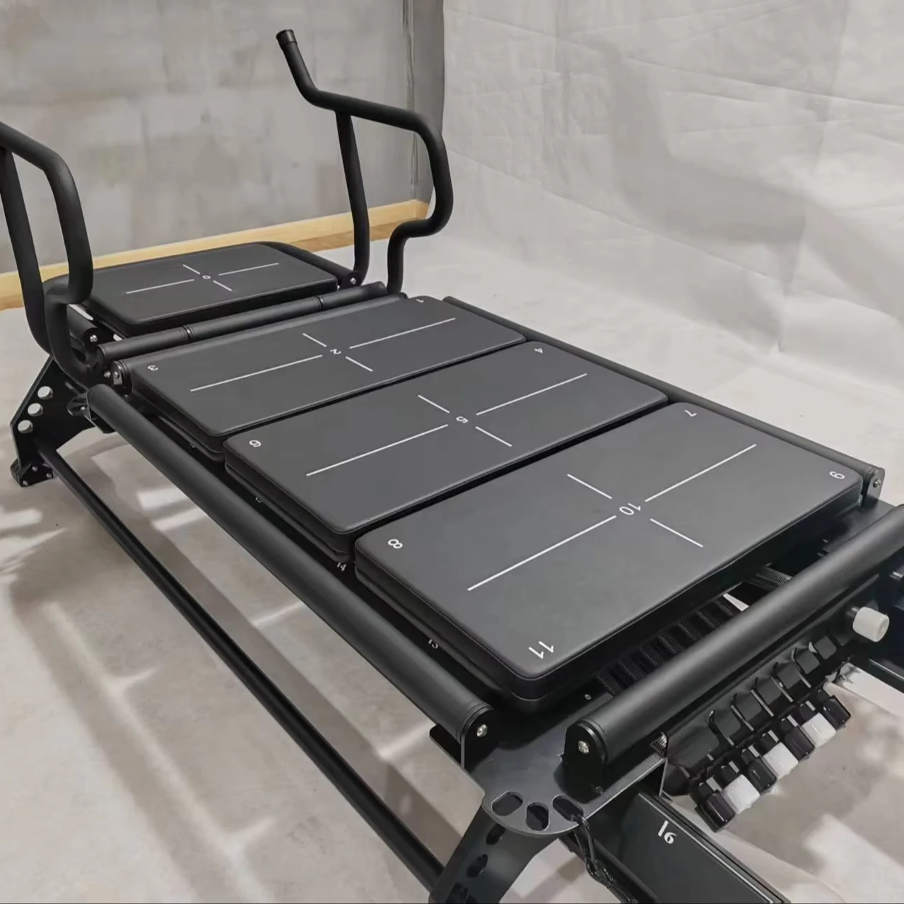 Workout Yoga Multi Large Core Bed Black Aluminium Lagree