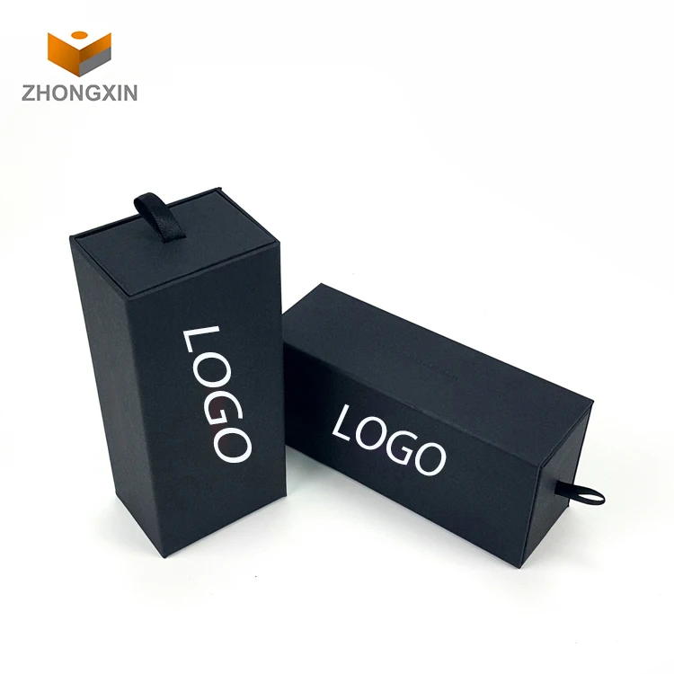 Custom Logo Sunglasses Storage Cardboard Paper Drawer Case Gift Eyewear Packaging Box