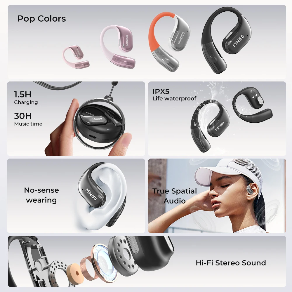 Waterproof Miniso In Ear Headphones Awaze X15 Pro MINISO X15 PRO