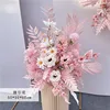 Giglio rosa e fiore del sentiero di bambù del sud
