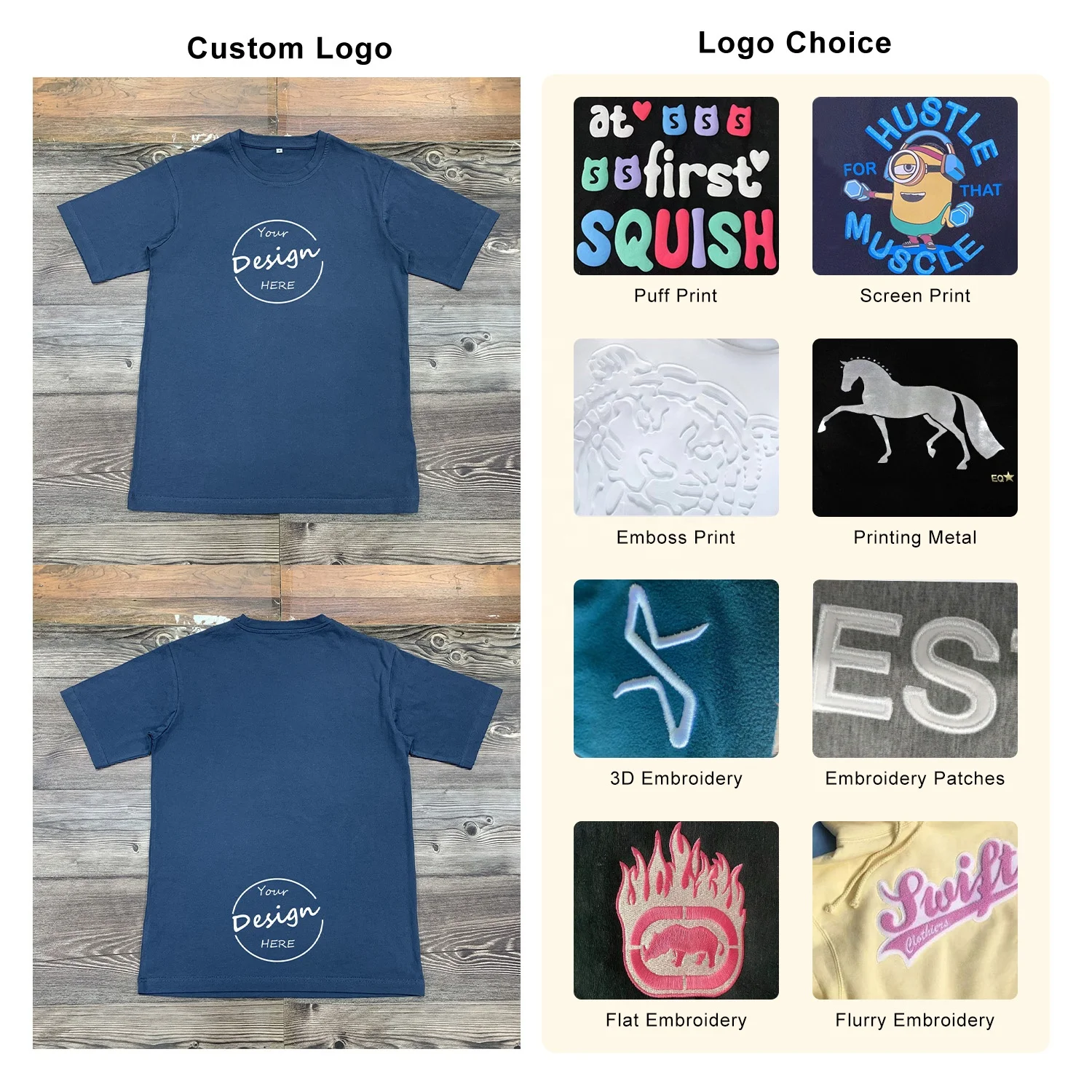 JL419B High Quality Screen Printing Round Neck T Shirt 100 Cotton Men T Shirts Bulk Wholesale