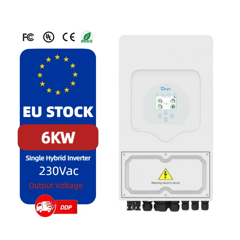 6 kW 7 kW 8 kW 10 kW Onduleur solaire hybride à double sortie sur/hors réseau 48 V onde sinusoïdale pure avec contrôleur MPPT