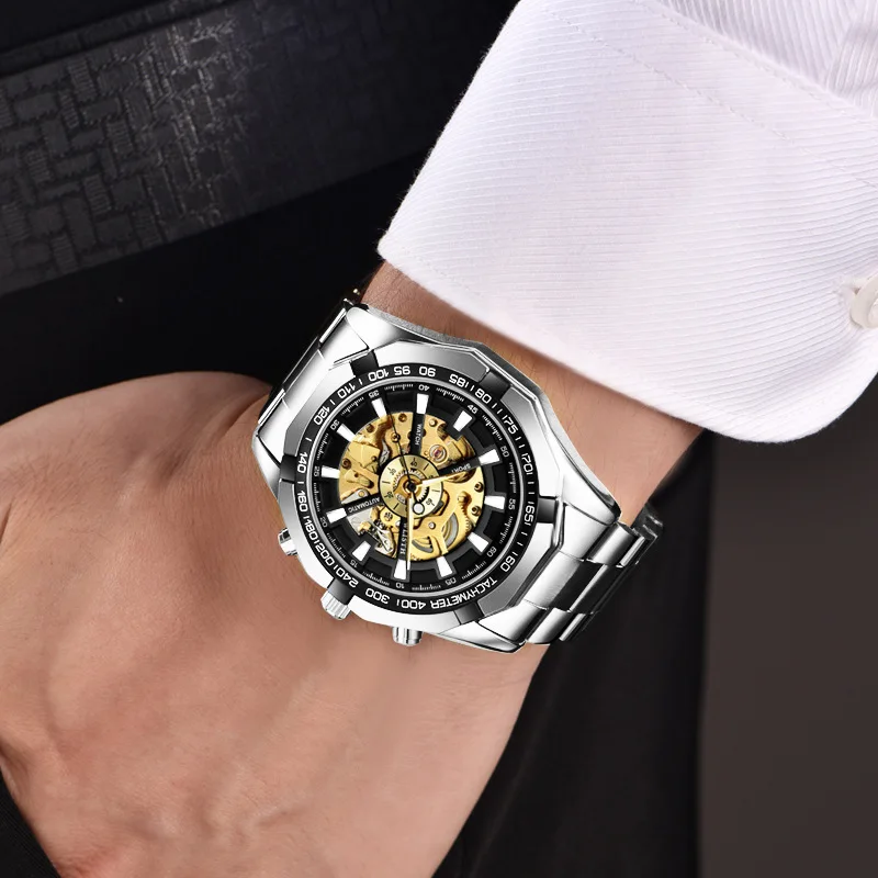 Skeleton Automatic Men's Watch OM-027761