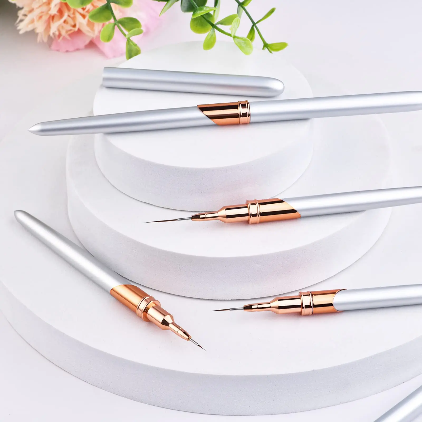 Профессиональный салон класса метка частного назначения контурная кисточка для нейл-арта 5/7/9/11/15/25 мм Экстра тонкая Кисть для ногтей с различными размерами