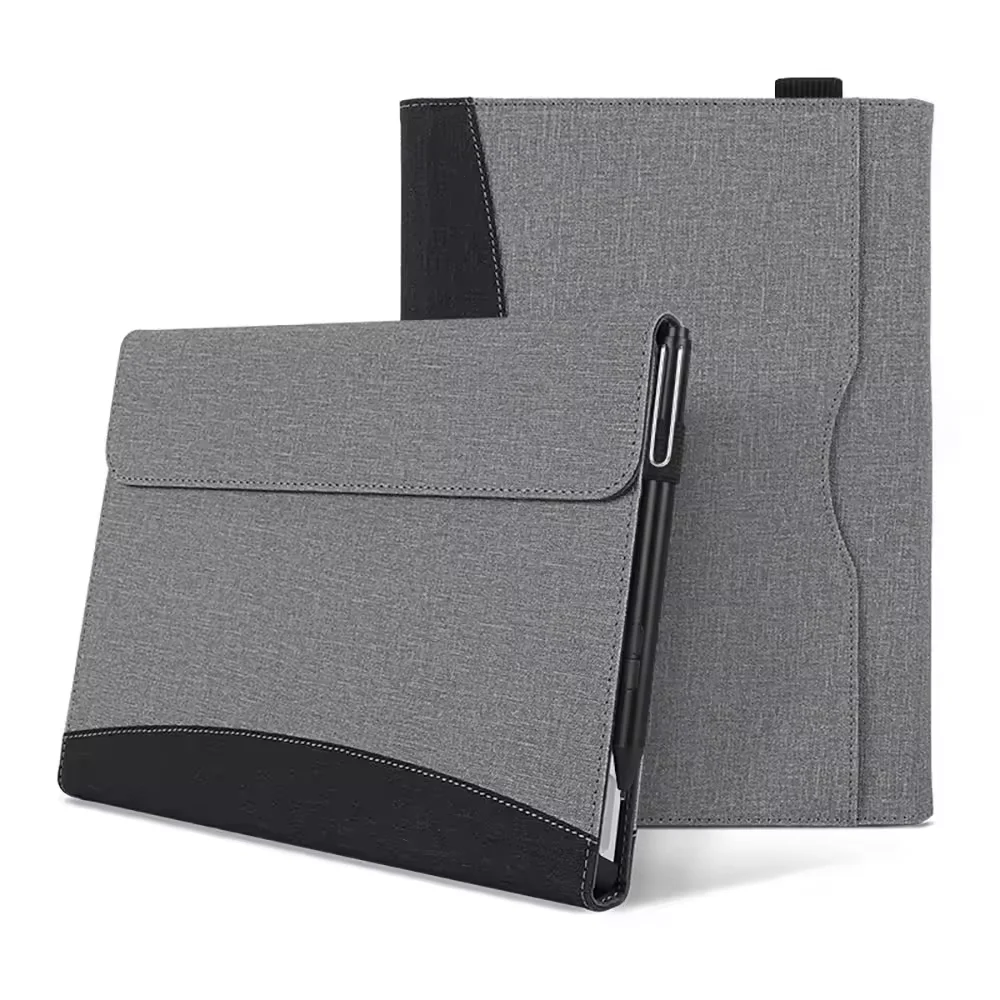 product laptop case cover for microsoft surface pro 10 9 8 7 protection multi angle with pen slot organizer certified myc6174 for-6