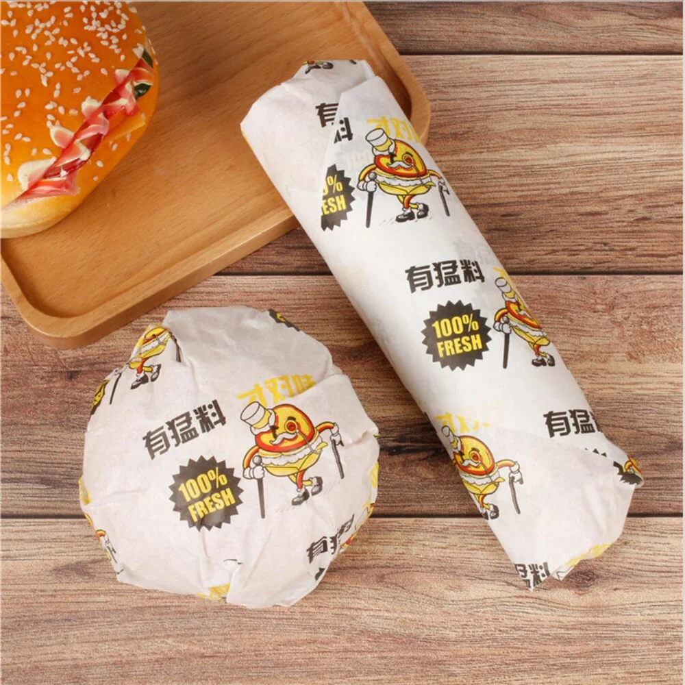 Wholesale Food Safe Waxed Paper for Fast Food Packaging