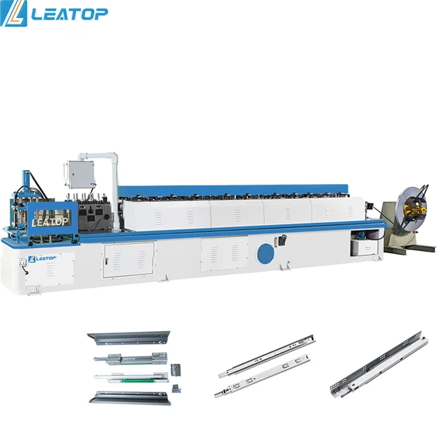 Metal Drawer Slider Roll Forming Machine Guangdong Leatop Metal Moulding Machinery