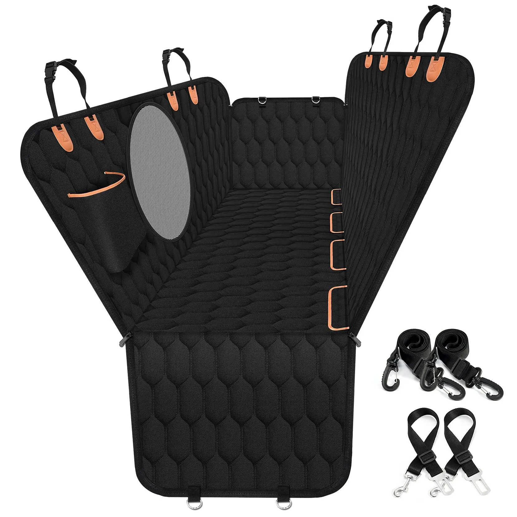 Wholesale Waterproof Pet Backseat Dog Hammock Car Seat Cover For Back