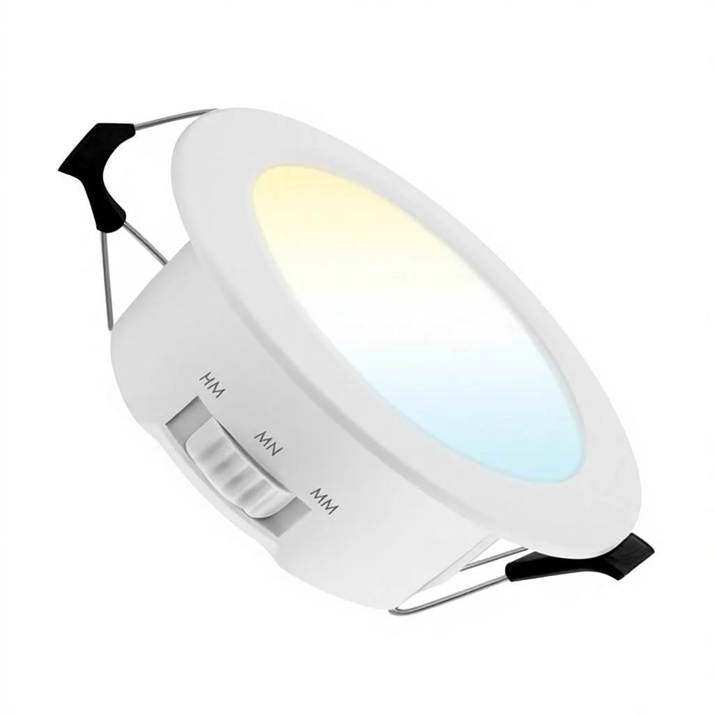 Grebeam-paket med 20 dimbara 5 W LED-inbyggda utomhusstrålkastare IP44, varmt vitt ljus 3000 K, neutralt vitt ljus 4000 K, kallt vitt ljus 6000 K, justerbar
