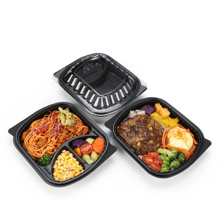 Disposable Meal Prep Container - 2 Comp, 34oz