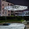 3m iron lamp bead banana umbrella without base