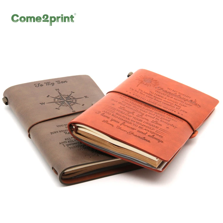 Full Print A5 A6 Planner Journal Notebooks Student Pu Leather 