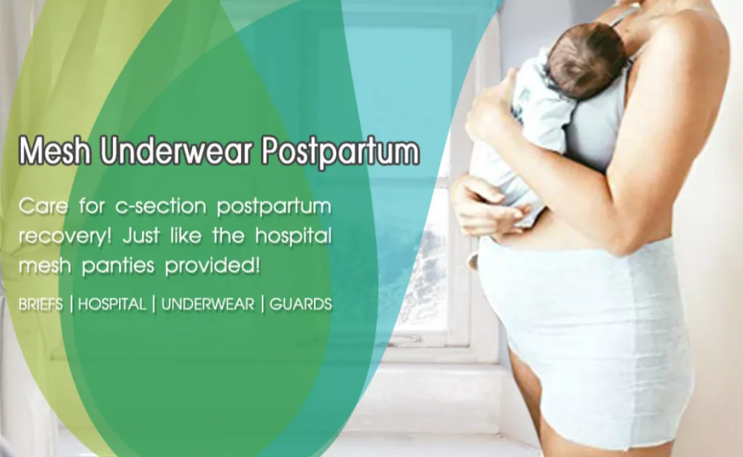 Mesh Underwear Postpartum 8 Count Disposable Postpartum Underwear Hospital  Mesh Panties for Post C-Section, Maternity Briefs - Washable Stretchy,High  Waist Mesh - China Disposable Pregnancy Underwear Disposable Boxer and  Disposable