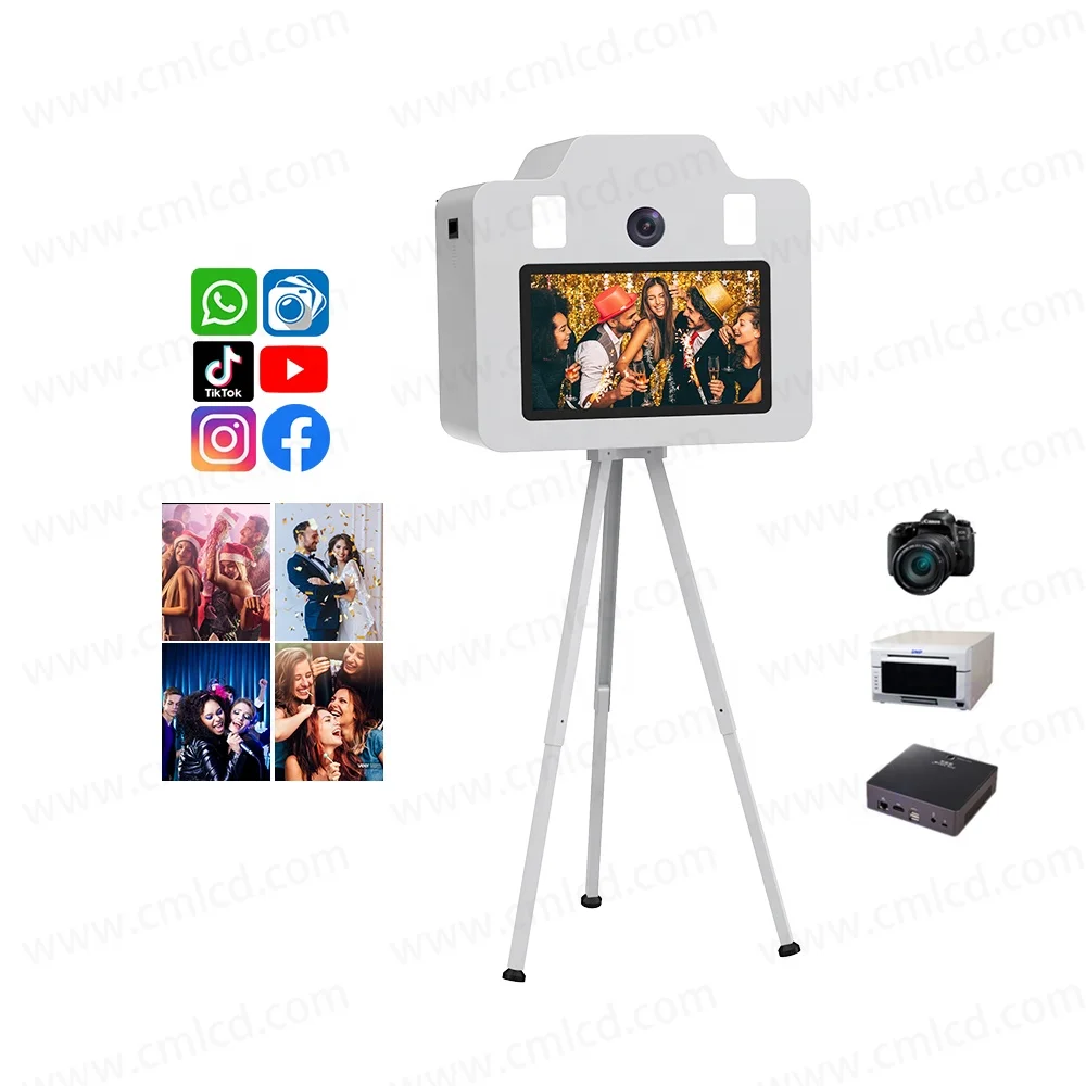 Photo Booth Box Instant DSLR Camera with Inch Screen