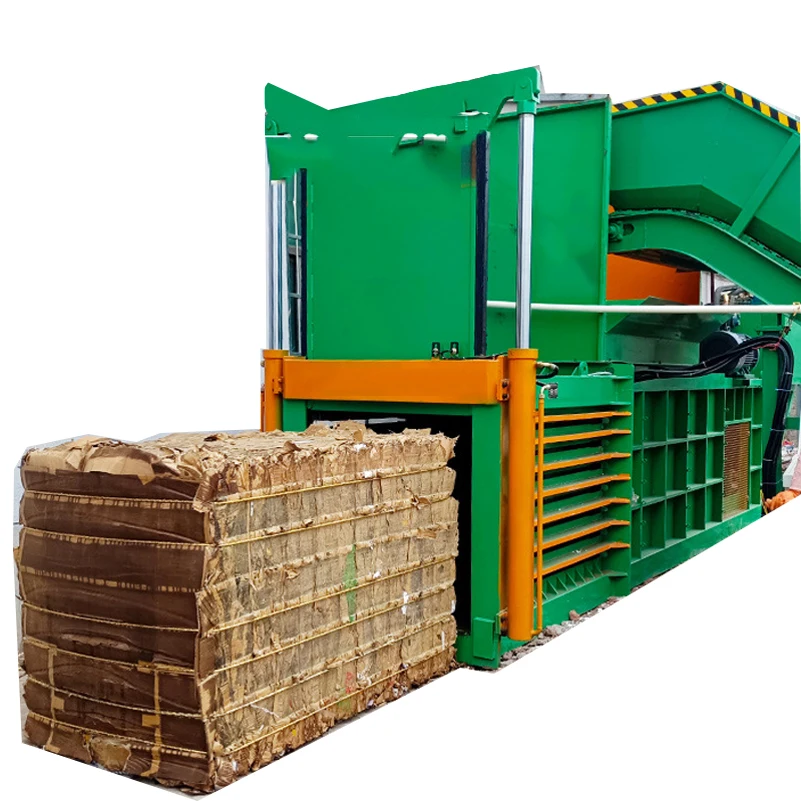 Customizable Horizontal Scrap Waste Metal Baler Machine Mobile Small Scrap Metal Baler