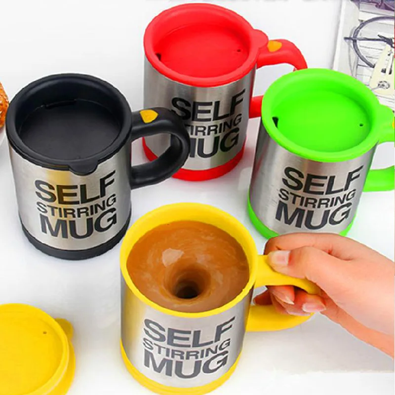 Self Stirring Mug, Electric Mixing Cup 350ML Magnetic Stirring Cup