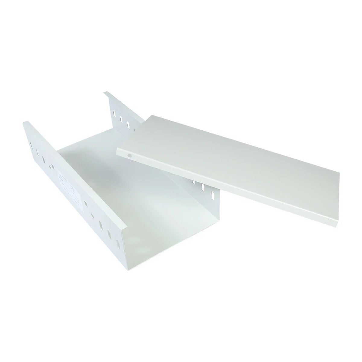 High Quality Industrial Metal Cable Tray Solid Bottom Trunking in Stainless Steel or Aluminum Alloy Solid Through Cable Trunking supplier