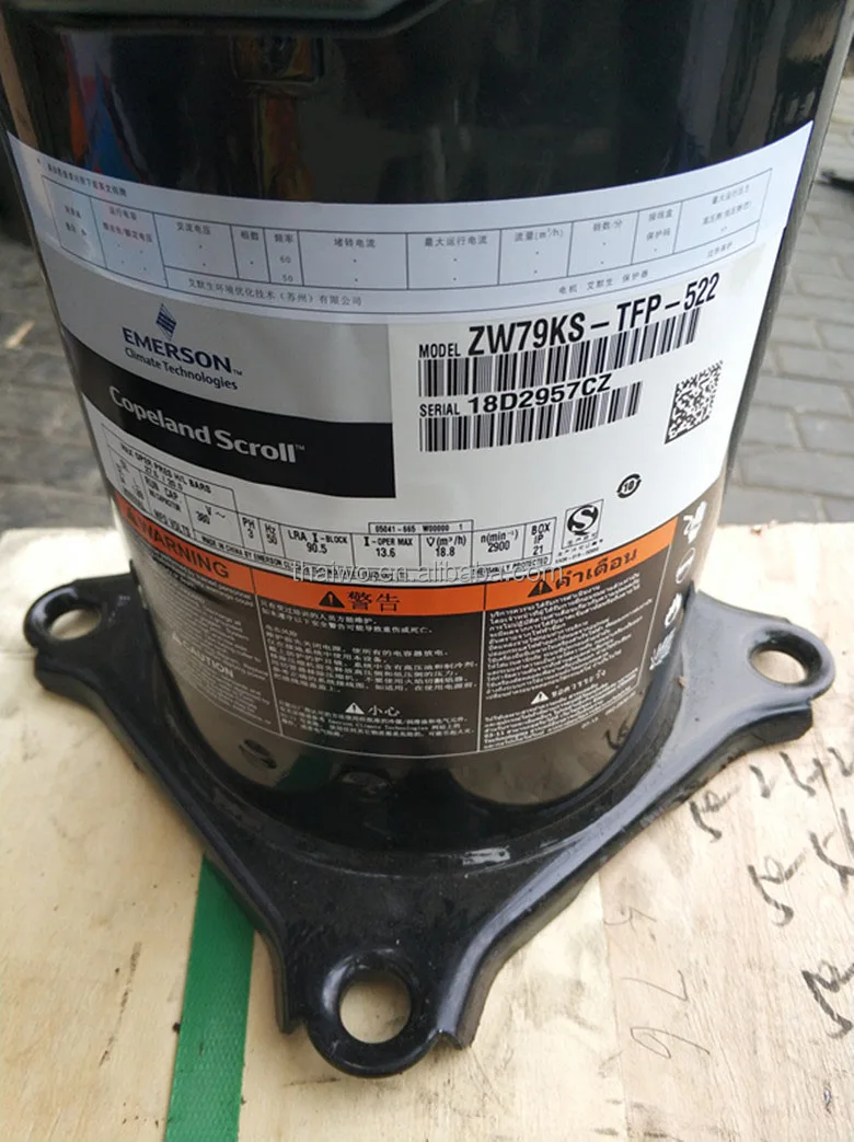 pon Copeland ZW79KA-TFP-522 Heat Pump Compressor R134a Scrap