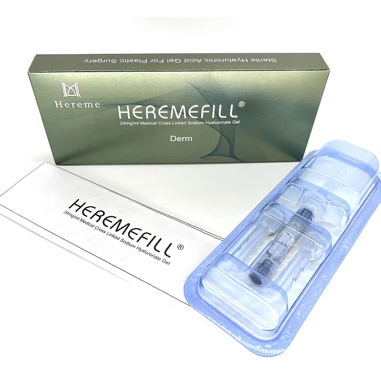 Hereme hyaluronic acid inject dermal filler injection facial fillers for lips acido hialuronico inyectable reticulado
