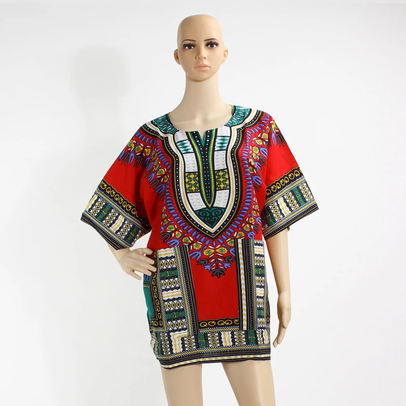 BESTWAY DT001 African Dashiki Shirt, 100% Cotton, Eco