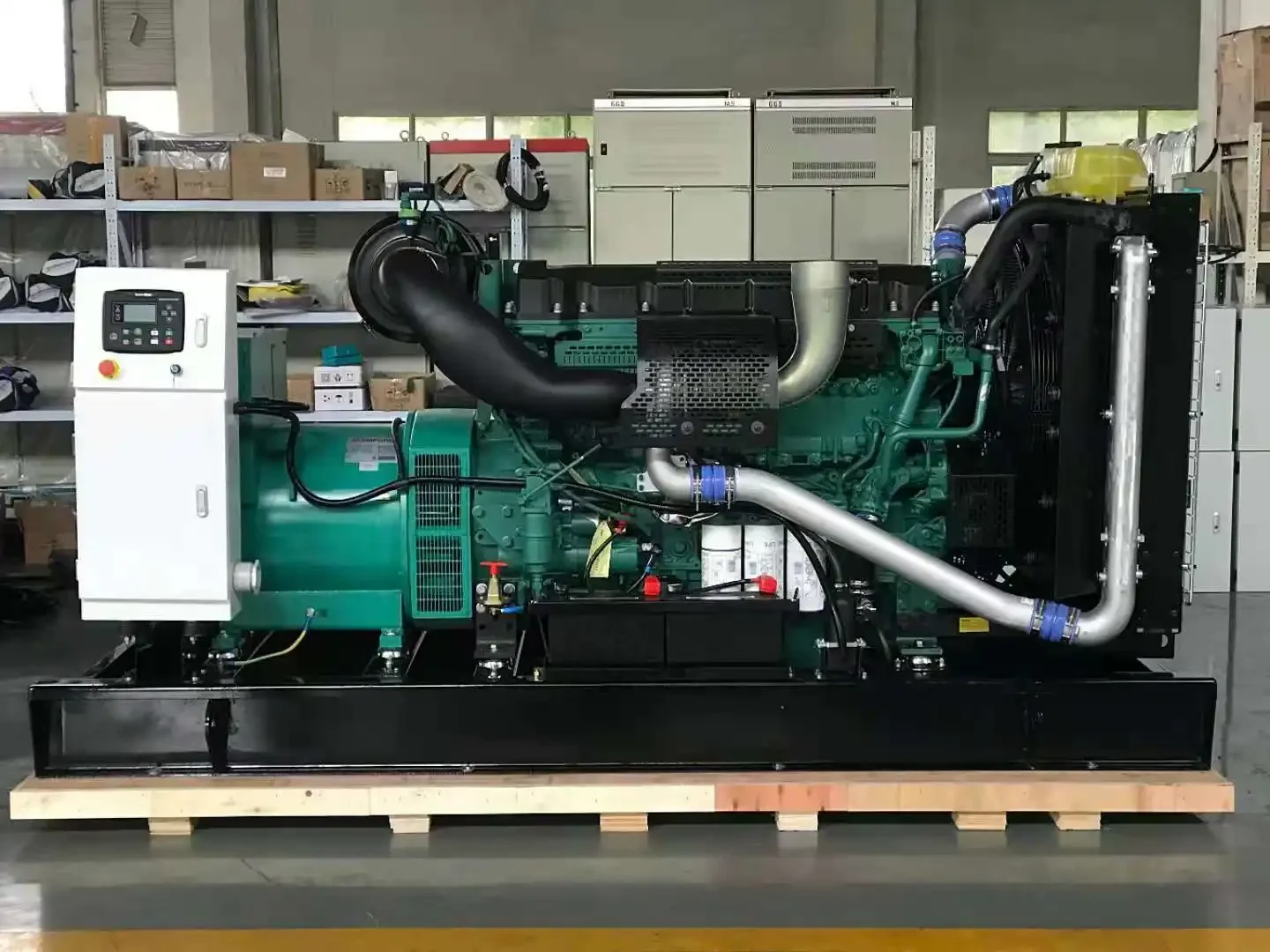 50Hz 1500rpm Silent/open Generator Set VW-500T5 with Engine Volvo TAD-1641GE Genset Standby Power 500KVA 4000KW