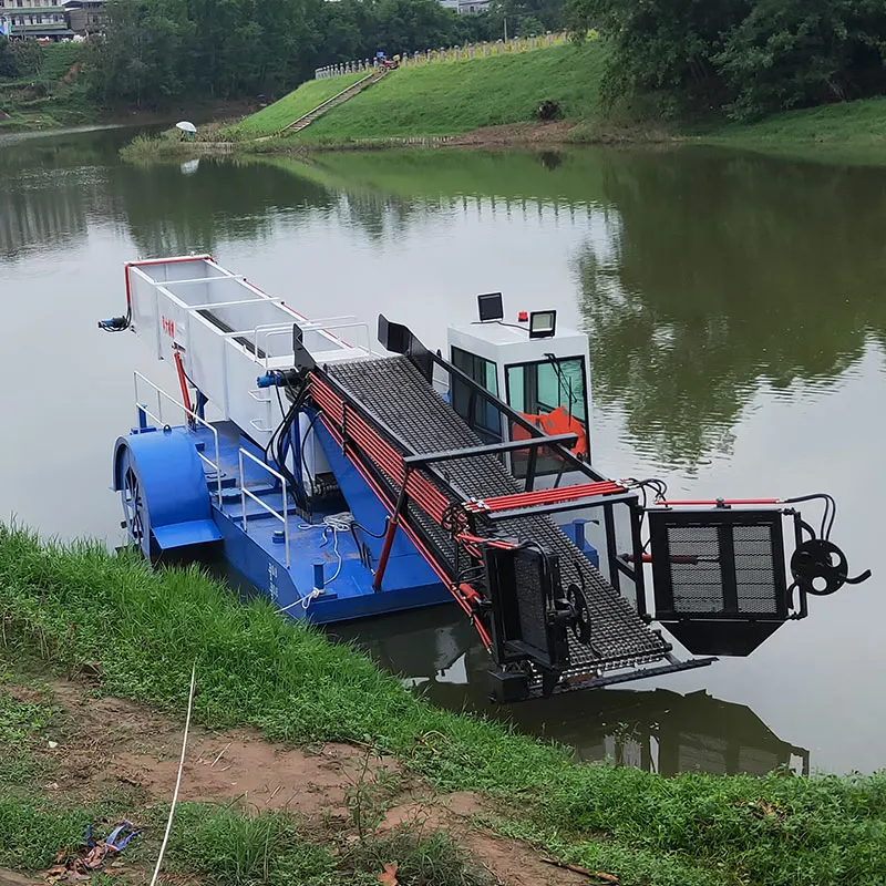 Alibaba.com: Keda River Cleaner Robot cleaning boat, water hyacinth ...