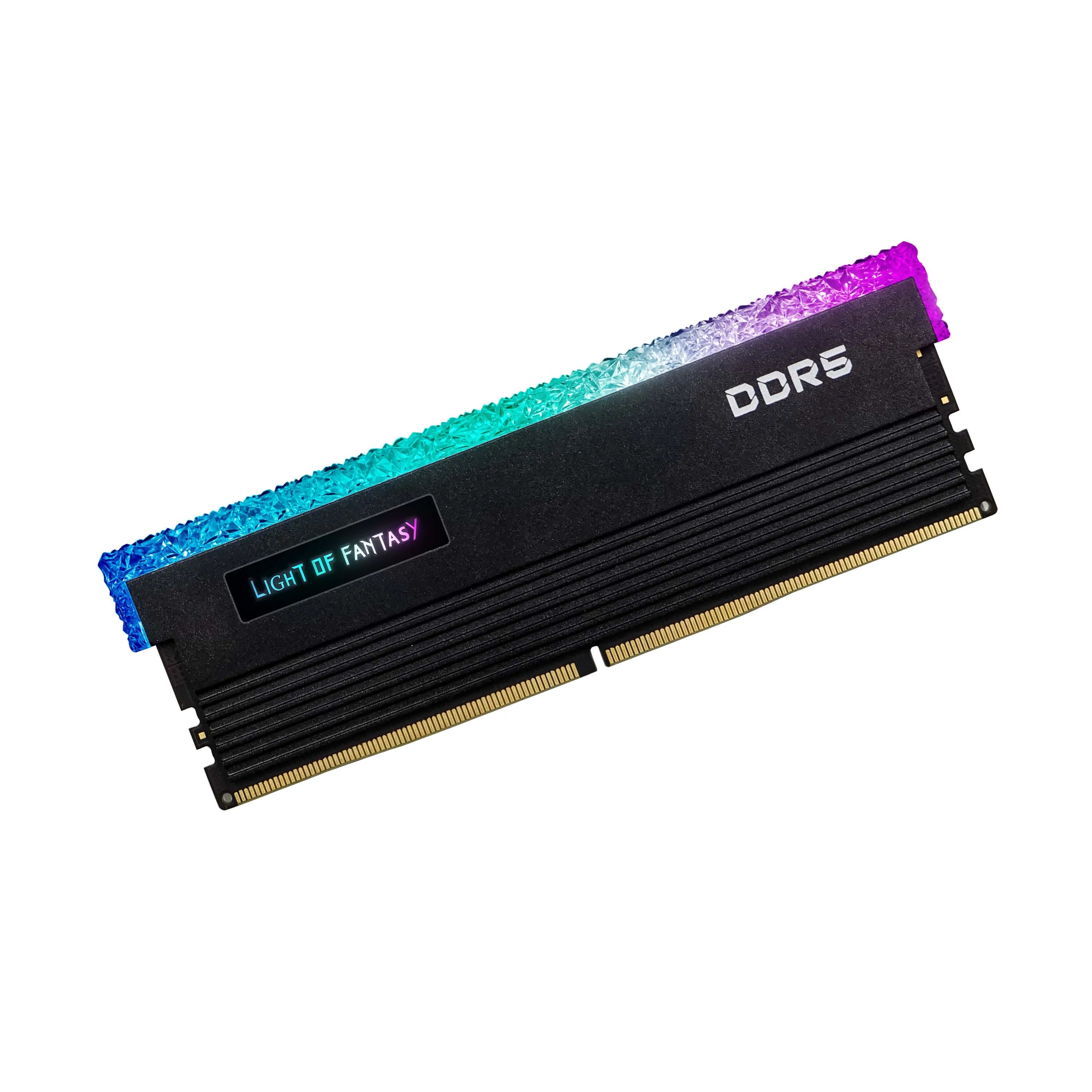 32/16GB DDR5 6000-7200 XMP RGB RAM Aydınlatmalı Black Series Oyun