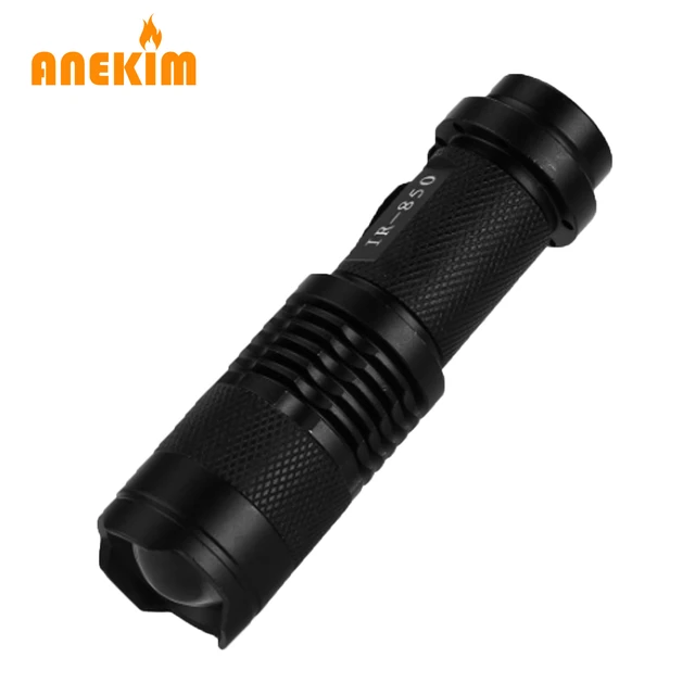 ANEKIM MINI 5W  850nm Infrared Illuminator IR 940nm Torch AA Battery SK68 Tactical Led Torch Waterproof Zoom  Outdoor Flashlight