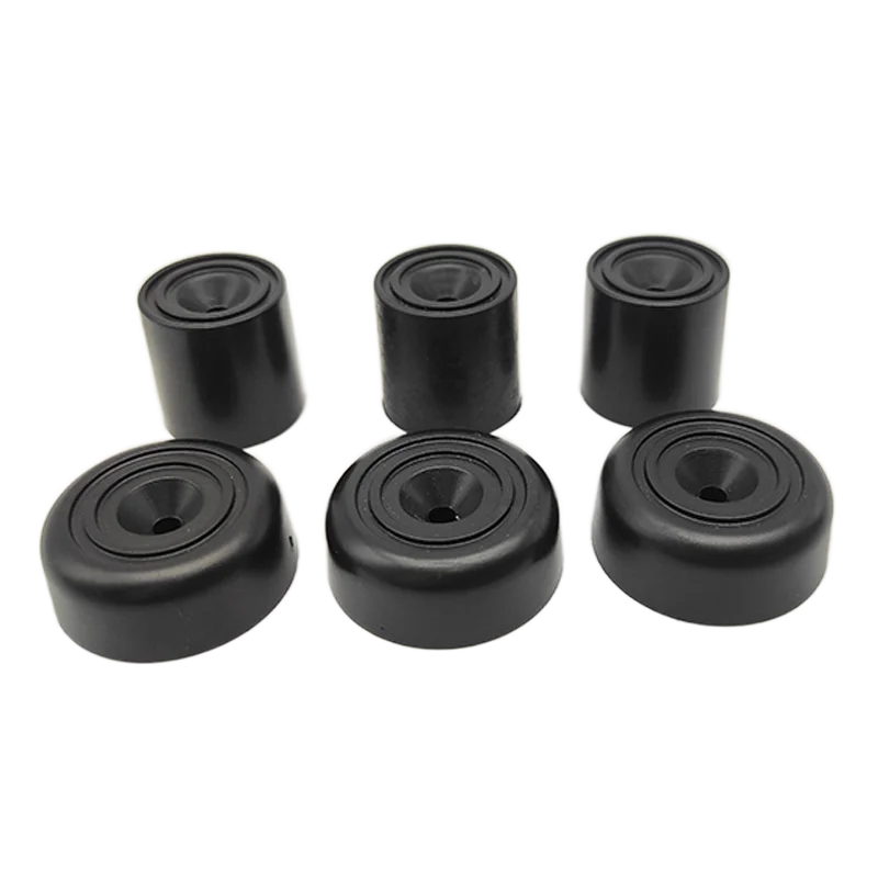 Rubber Round Table Chair Furniture Feet Leg Pads Conical Recessed