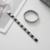 Black and silver alternating strap bd-286