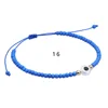 16 occhi blu royal-bianco