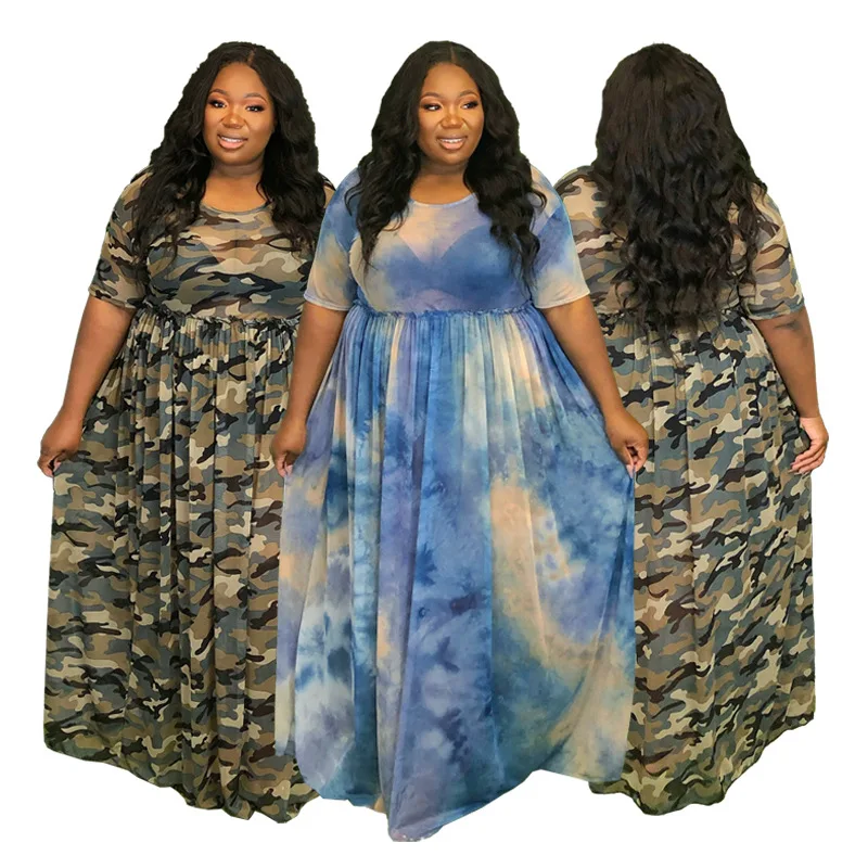 fit and flare maxi dress plus size