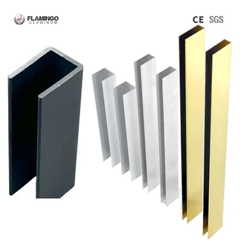 U Channel Anodized Aluminum U Channel Extrusion Frame Aluminum Aluminum U Channel Profiles Aluminum Extrusion U Channel