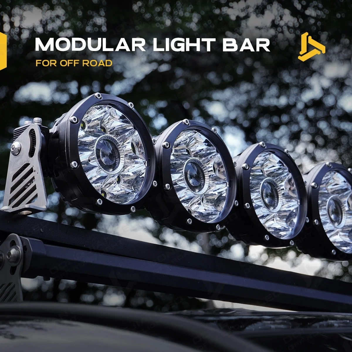 Laser Modular LED Driving Light Bar 38/42/48/50/2 Inch Linkable 