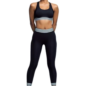 Women's High Waisted Yoga Set: Seamless 4-Way Stretch Leggings & Sports Bra for Pilates, Gym, Body Contouring