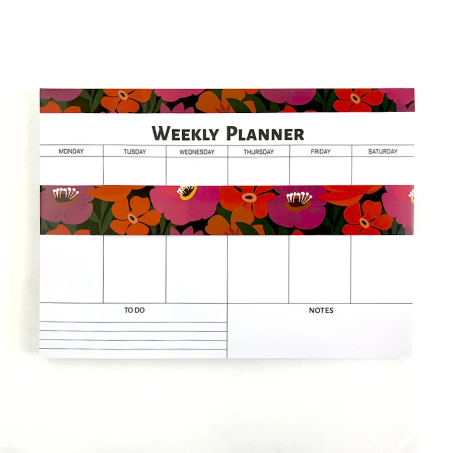 Wholesale Custom CMYK Offset printing Journal Agenda Tear off Daily Weekly Planner Notepad