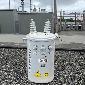 Brand New 50hz 60hz 2400V 2.4kv Step Down 110V 120V 300kva 333kva 500kva UL IEC Certified Single-Phase Pole-Mounted Transformer