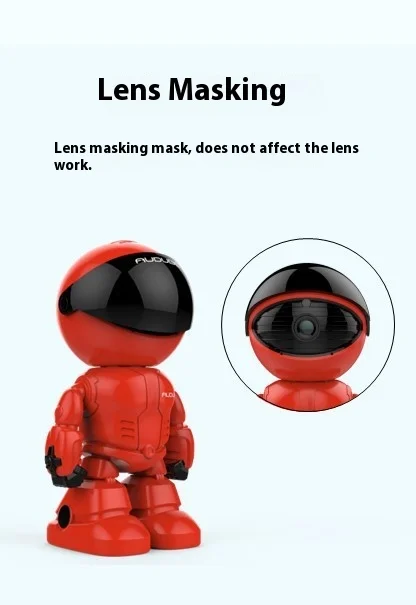 Cloudbirds V360pro Cute Robot Outdoor Camera 8MP Wifi Monitor with AI 4G PTZ Alarm NVR TF Card Icam365 App for Baby Monitoring