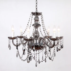 Indoor Glass Pendant Ceiling Centerpieces for Weddings Crystal Candle Stick Chandelier Lights Lighting