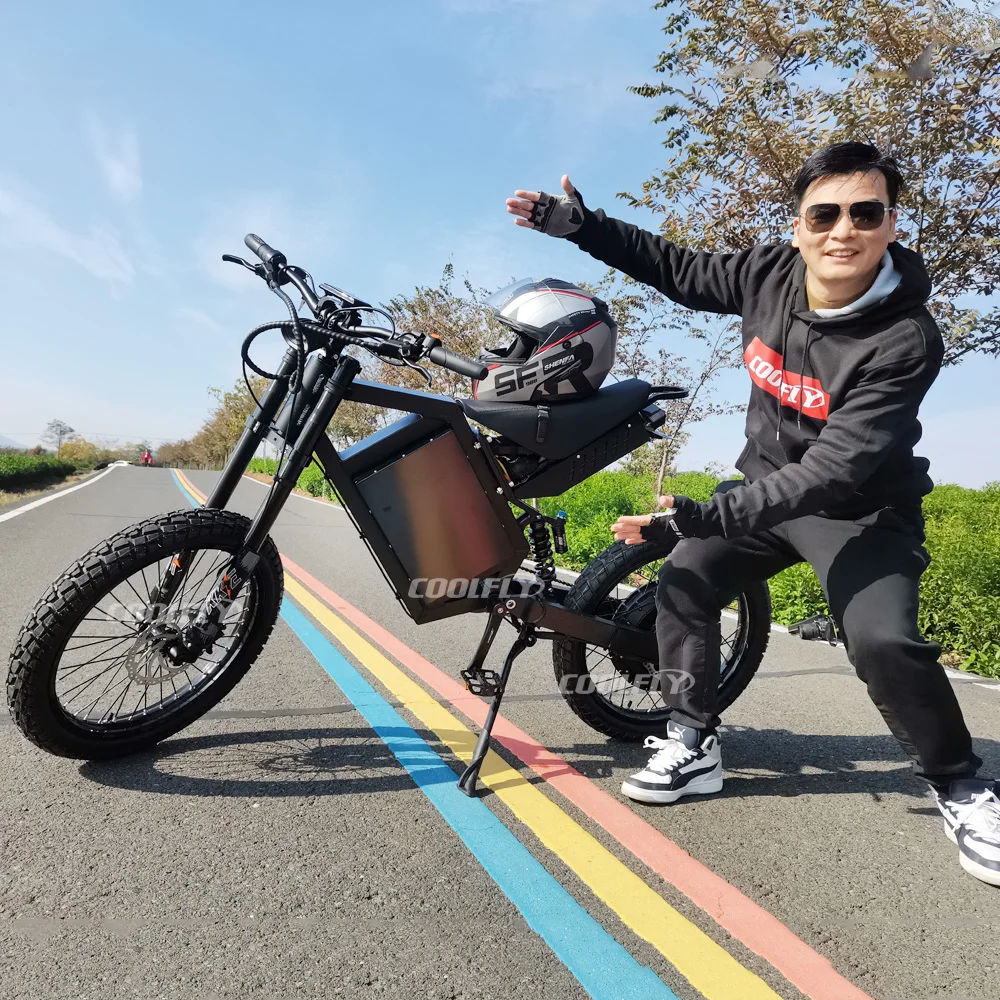 New Hezzo 72V 12000W Electric Dirt Bike - Fast Off-Road