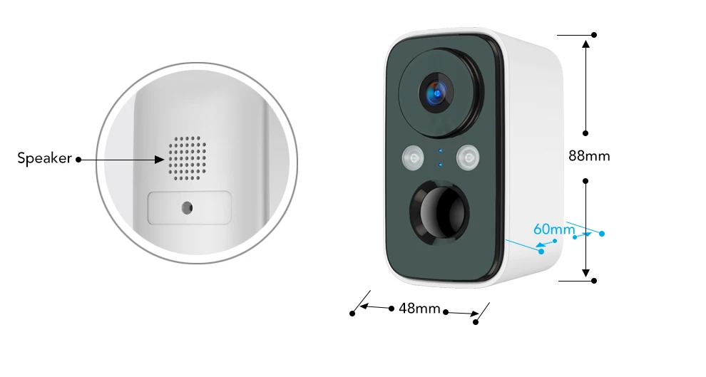 Security Camera Wireless Outdoor Battery Powered Camera Wifi