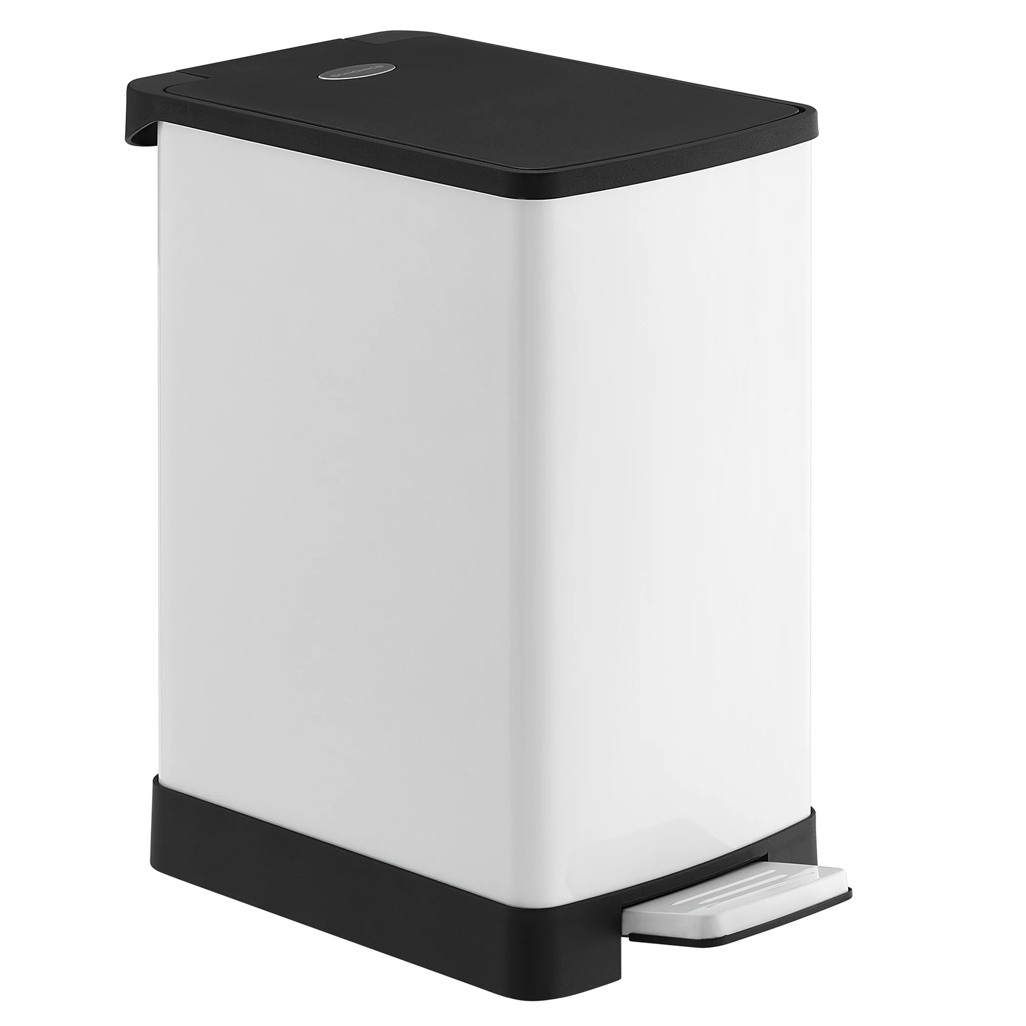 Songmics 5l Kitchen Trash Can Pedal Bin Stainless Steel Foot Operated