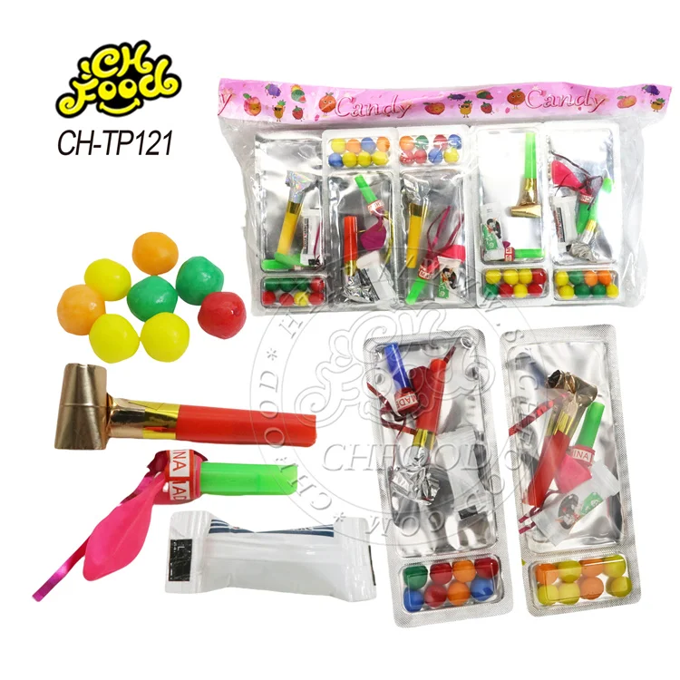Wholesale Hot China Cheap Poker with Balloon Toy and Puffed Candy OEM Halal Candy Toys for Kids