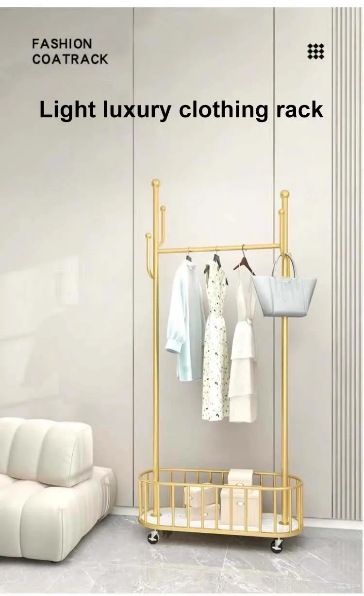 Cactus Shaped Easy Assemble Metal Coat Rack Iron & Steel Clothes Hanger Stand for Home Outdoor Hotel or Hall Use