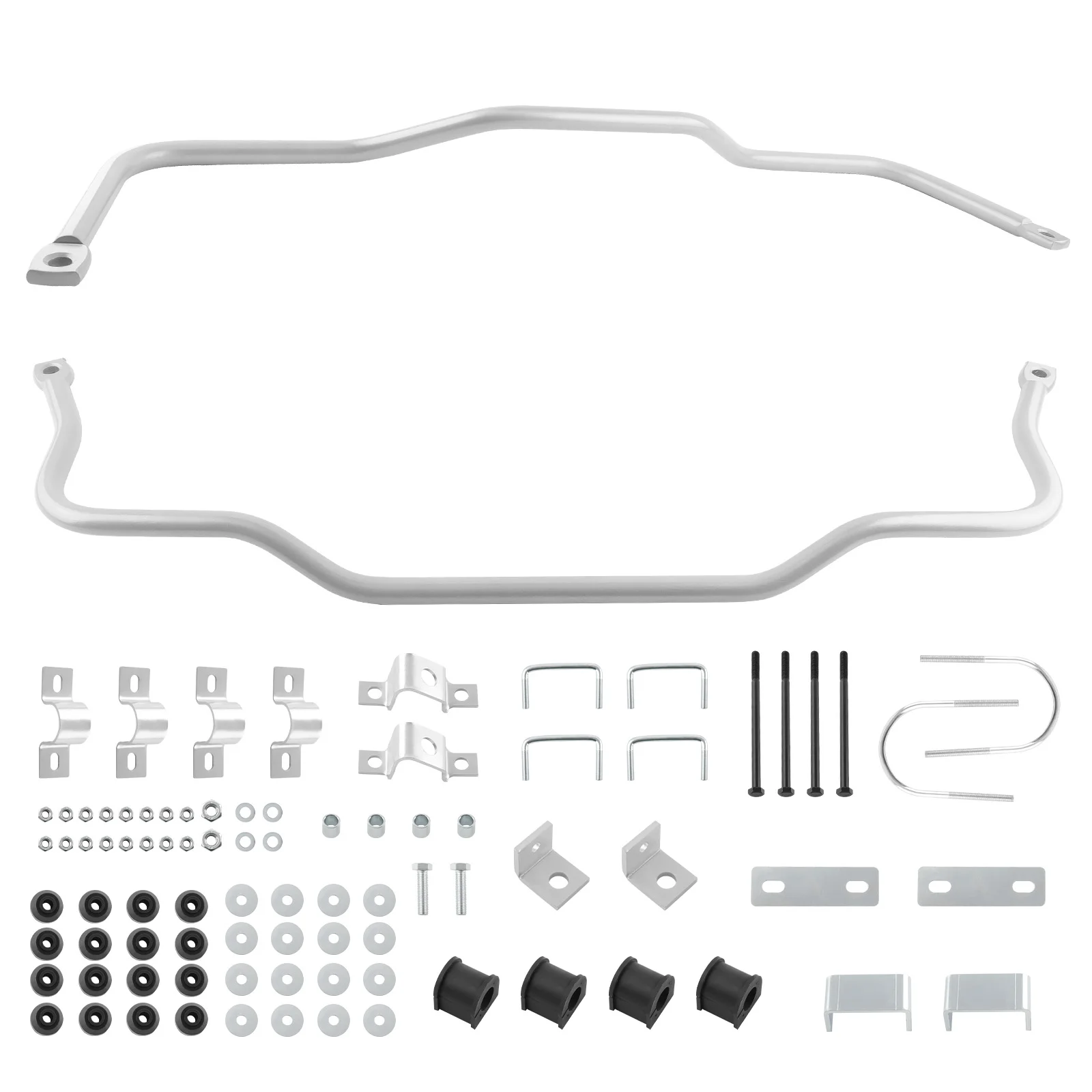 Front and Rear Sway Bars  Linkage Kit for Chevy Car Bel Air Nomad 1955 56