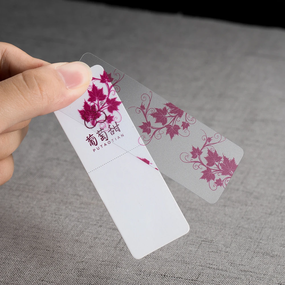 Custom Design Brand Logo Transparent Clothing Tags Labels Custom Hang Tags Wholesale Clothing Garment Price Card