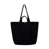 Black tote bag
