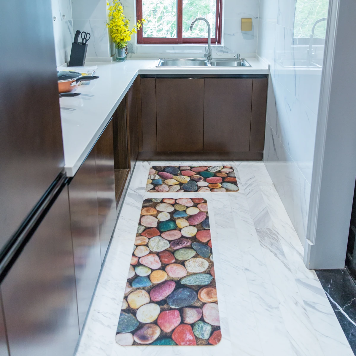 Washable Kitchen Rugs Set 2 Piece Non Slip Mats And Runner Waterproof Floor Rug Doormat Product On Washable Kitchen Rugs Set 2 Piece Non