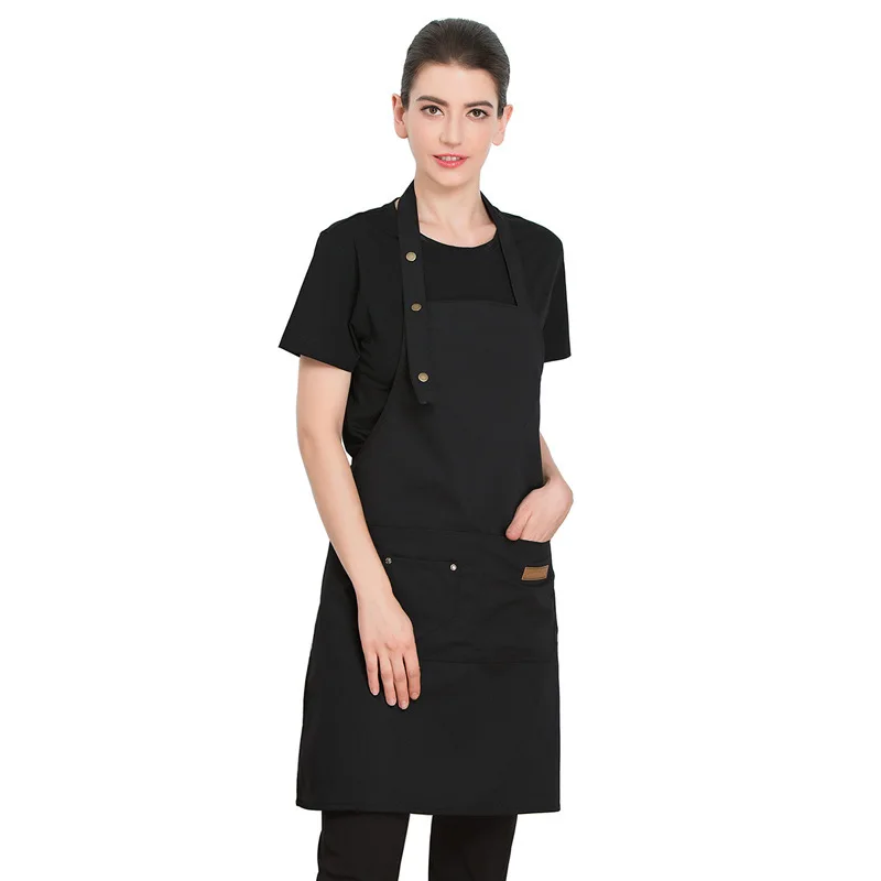 Polyester Custom Aprons Logo Kitchen Cleaning Cooking Restaurant Apron for Chef Sublimation
