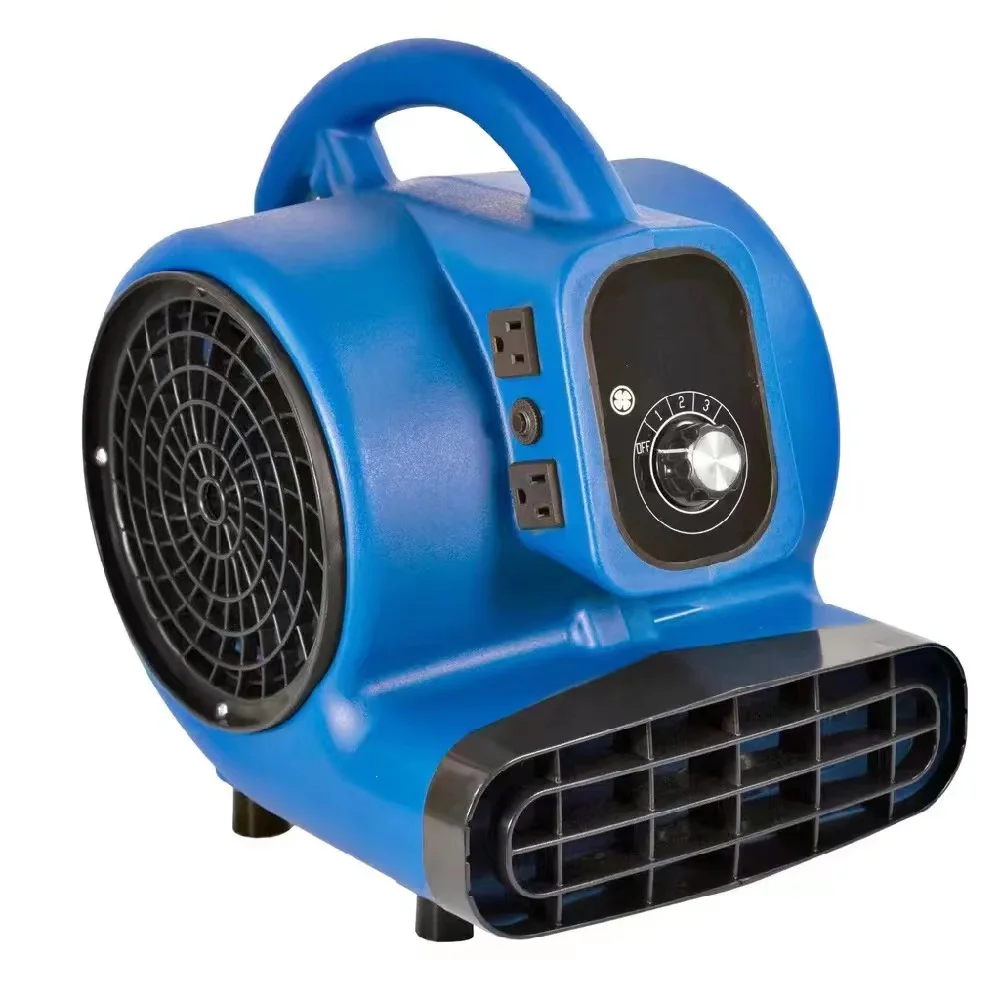 vantilatè pou seche tapis 1/4 HP, kapab pòtab, kapasite 1000 CFM, pou itilizasyon janitò, domesik ak komèsyal